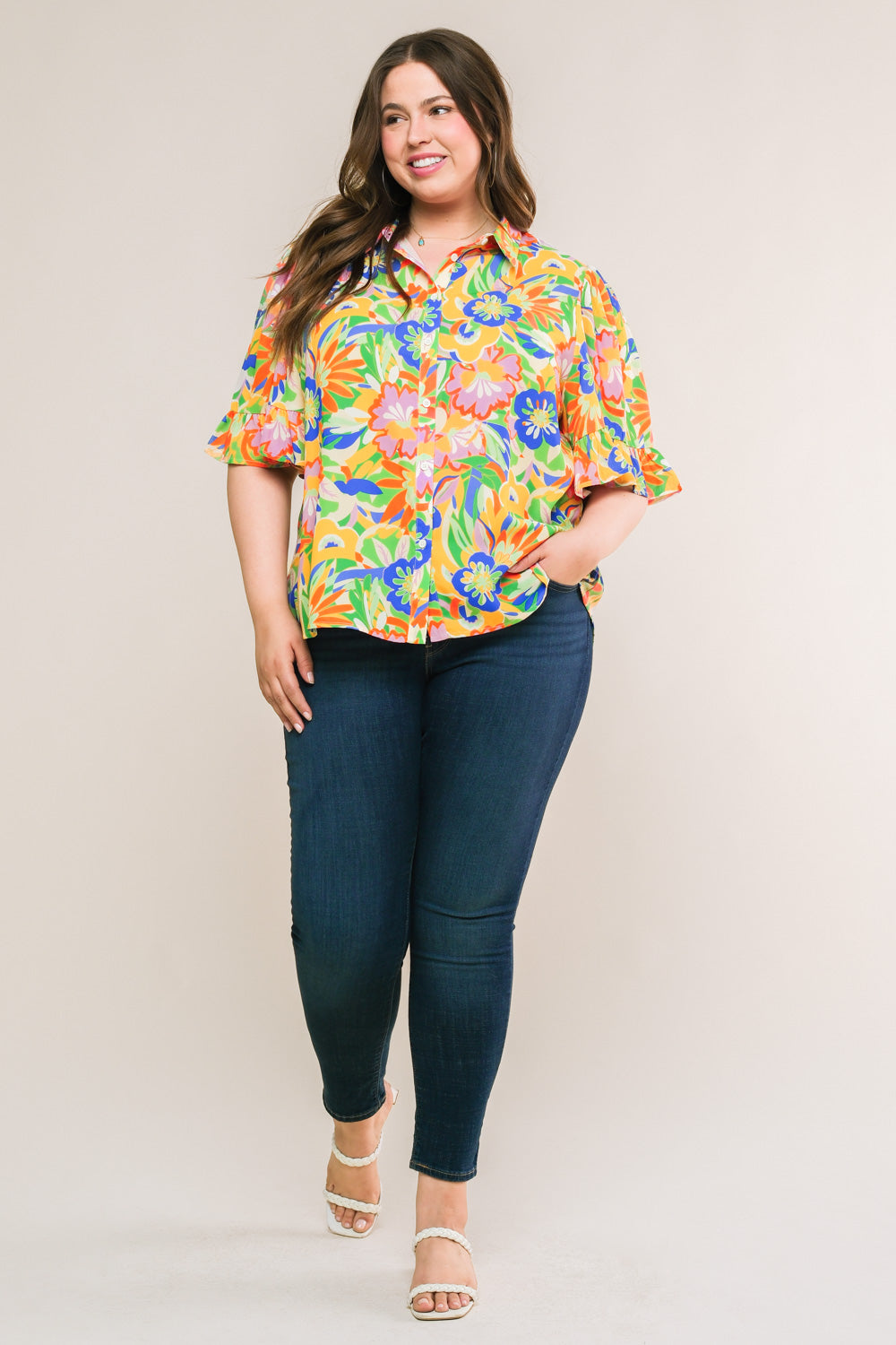 READY TO GET AWAY WOVEN TOP Flying Tomato